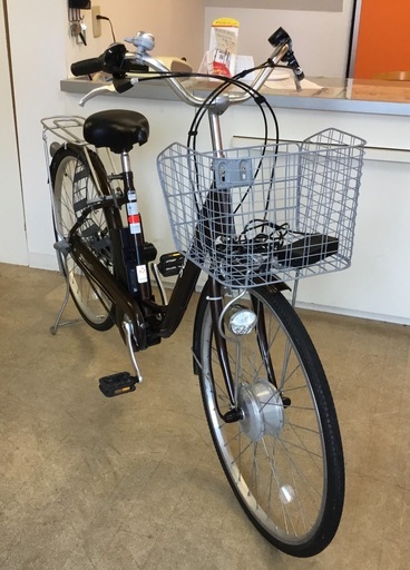 電動アシスト自転車 ワージー26インチ【カラー:マットブラック】｜電動 