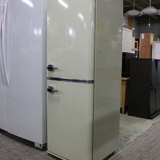 2ドアレトロ冷凍冷蔵庫 130L レトロホワイト WRE-213...