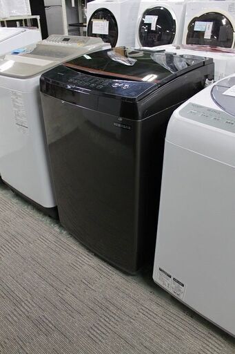 アイリスオーヤマ ブラックレーベル 全自動洗濯機 洗濯8.0㎏ 黒 IAW-T803BL 2020年製 IRIS OHYAMA 洗濯機 中古家電 店頭引取歓迎 R3939)
