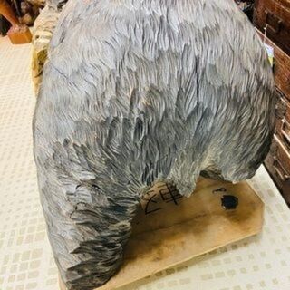 【✨珍品✨】🐻特大 木彫熊 置物 木彫 民芸品 伝統工芸 高さ70CM 横98CM 奥50CM🐻  ⭐⭐⭐⭐⭐⭐⭐⭐⭐⭐⭐⭐⭐⭐⭐