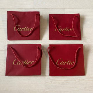 カルティエの紙袋 4枚