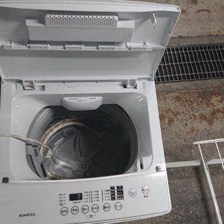 配送可】 モダンデコ SUNRISE md6k-wh 全自動洗濯機 6.0kg 2019