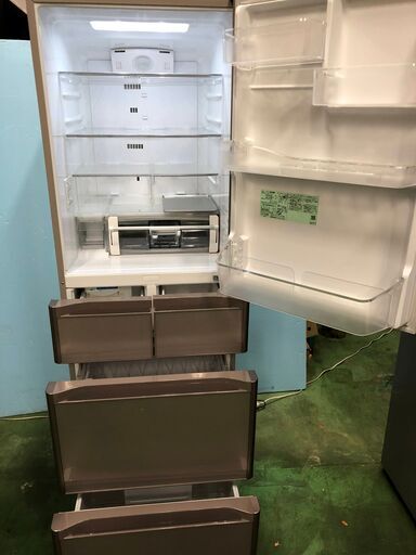 2018年製 日立 ノンフロン冷凍冷蔵庫 R-S40J(XN)型 真空チルド 5ドア