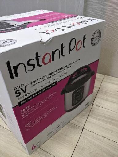 【国内正規輸入品】マルチ電気圧力鍋 Instant Pot 1台9役 Duo SV 5.7L ブラック　新品未開封品