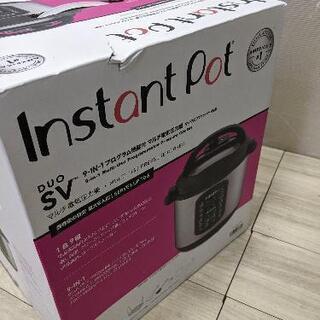【国内正規輸入品】マルチ電気圧力鍋 Instant Pot 1台9役 Duo SV 5.7L ブラック　新品未開封品
