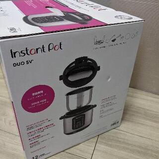 【国内正規輸入品】マルチ電気圧力鍋 Instant Pot 1台9役 Duo SV 5.7L ブラック　新品未開封品