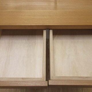 ss2714 無印良品 デスク 引出2杯 ナチュラル 幅80cm 良品計画 MUJI 