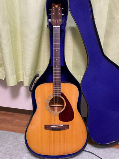 ［値下］YAMAHA FG-200 グリーンラベル 竹原ピストル使用 ケース付き　アコースティックギター