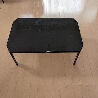 折りたたみテーブル　黒