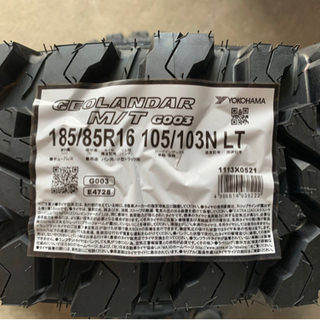 ジムニー YOKOHAMA ジオランダー M/T 185/85R16 LT 4本 新品夏タイヤ