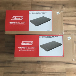インフレーターマット　Coleman ダブル２つまとめ売り キャンパーインフレーターマット／WセットⅡの通販｜キャンプ