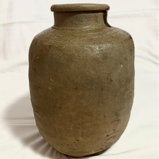 伊賀焼壺　伊賀　壺　観賞用　箱付