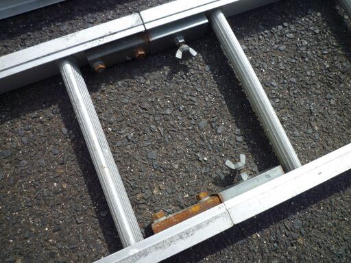 連結アルミはしご◆最長6ｍ　3ｍ+1.8ｍ+1.2ｍ◆3本セット 軽量 使用感少なくキレイ