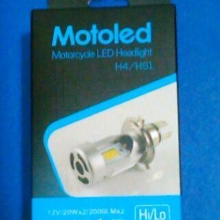 MOTOSTAR バイク用LEDヘッドライトH4 冷却ファン内蔵...