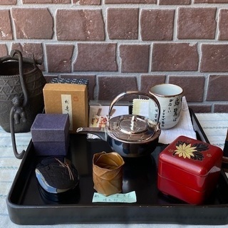◎お値下げ可しました‼️ 茶道具色々一式まとめてお譲りします。茶道具