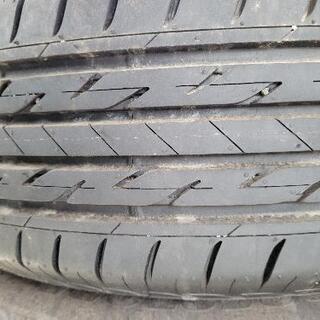 プリウス50納車時の、タイヤとアルミ付き4本