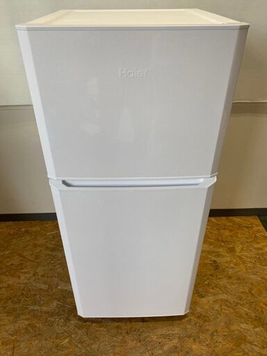 【Haier】ハイアール 冷凍 冷蔵庫 容量121L 冷蔵室33L 冷蔵室88L J R-N121A 2017年製.