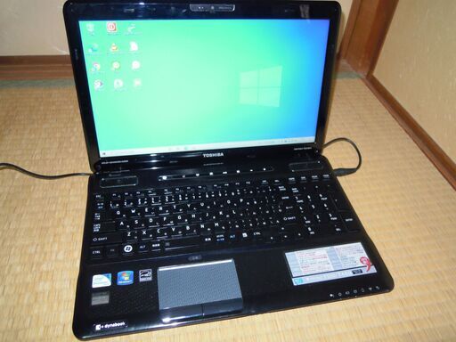最新Win10 高音質 TOSHIBA dynabook QosmioT550/T4BB　Intel Pentium-P6200 メモリ/4GB HDD/750GB