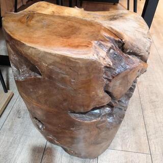 オブジェにも！】古木 スツール