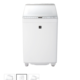 シャープ　縦型洗濯乾燥機　ES-PX8E 送料込