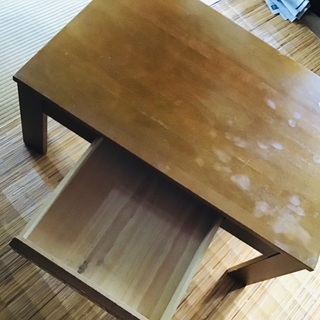 【ネット決済】中古　引き出し付きローテーブル