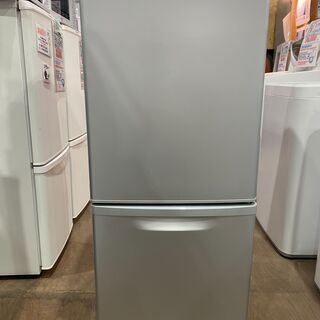 愛品館市原店】パナソニック 2017年製 138L 2ドア冷蔵庫 NR-B149W-S