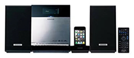 【美品✨】KENWOOD システムコンポ C-414-S iPhone/iPod/CD/USB/SD コンパクトHi-Fiシステム シルバー