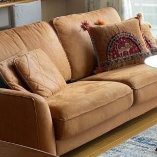 レザーテックスソファ美品　9月中引き渡し