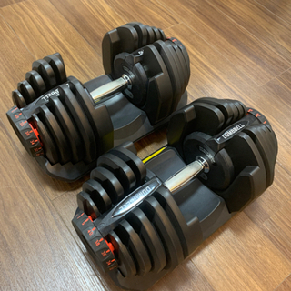 お年玉セール特価】 可変式ダンベル40kg×2、移動用キャスター×2
