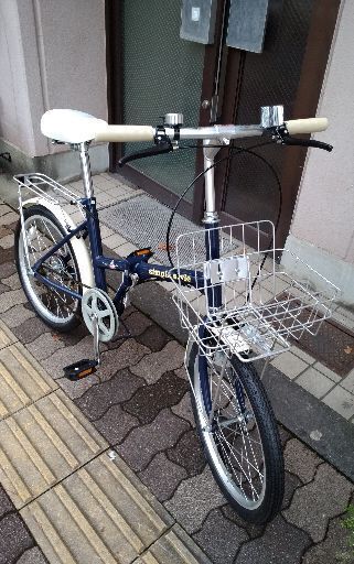simple style[シンプルスタイル]20吋 折り畳み自転車 シングル