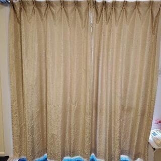 【ネット決済・配送可】ニトリの遮光カーテン(100×200)×2枚