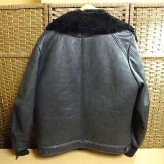 AVIREX ムートン コンビライダース ジャケット 6131005 XL 羊革 レザー 