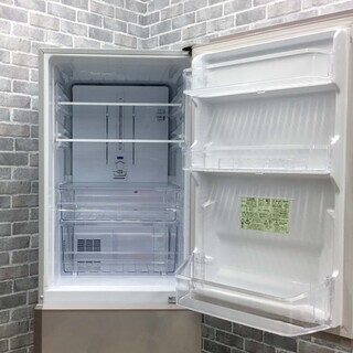 ハッピー西葛西店】冷蔵庫 2ドア 270L【プラズマクラスター搭載】右 