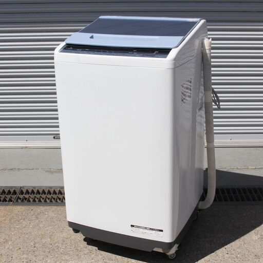 T593) HITACHI 日立 BW-V70C 全自動洗濯機 2018年製 7kg BEET WASH ビートウォッシュ 縦型洗濯機 簡易乾燥機能 家電