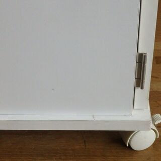 鏡つきハンガーロッカー幅79ｃｍ ホワイト （200145） - 収納家具
