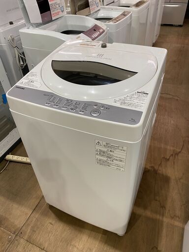 【愛品館市原店】東芝 2019年製 5.0kg洗濯機 AW-5G6【管理I4S013304-007】