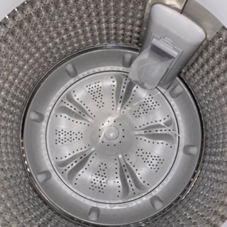 【近隣 送料込み 極美品 2021年1月購入品】ハイアール 全自動洗濯機 5.5kg JW-XP2C55F ステンレスブラック アーバンカフェシリーズ しわケア脱水 風乾燥 