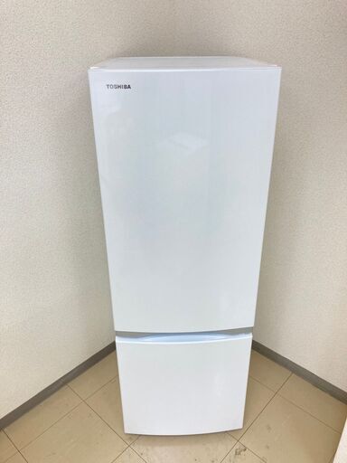 【地域限定送料無料】【超美品】冷蔵庫 TOSHIBA 170L 2019年製 AR082101