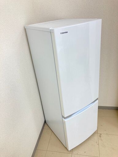 【地域限定送料無料】【超美品】冷蔵庫 TOSHIBA 170L 2019年製 AR082101