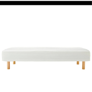 無印 脚付マットレス セミダブル2個セット