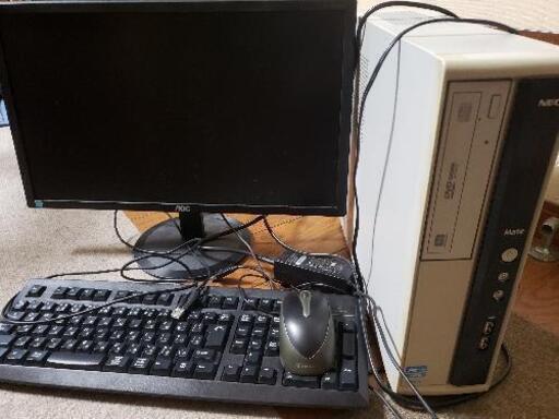 デスクトップパソコン一式　すぐ使用できます