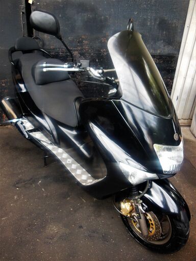 YAMAHA マジェスティ125 カスタム インジェクション ブラック セル始動 軽整備済 すぐ乗り出せます。マジェスティー