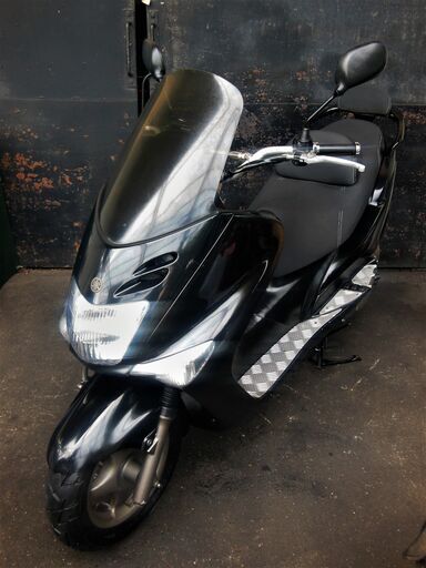 YAMAHA マジェスティ125 カスタム インジェクション ブラック セル始動 軽整備済 すぐ乗り出せます。マジェスティー YAMAHA マジェスティ125 カスタム インジェクション ブラック セル始動