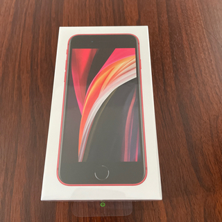 【ネット決済】iPhone SE64G RED未開封