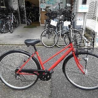 J006 使用感有り！ 軽快自転車 Tenerezza LEDオート 27インチ 6段変速