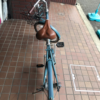 ブリジストン マークローザ 20インチ 7speed ledオートライト かご付き 