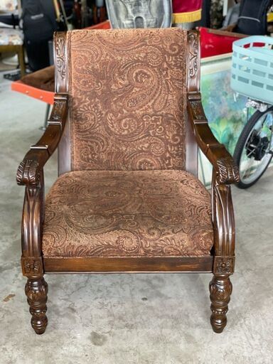 重厚！ 存在感！ ASHLEY / アシュレイ アクセントチェア！ リサイクル