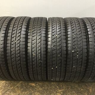 BS BLIZZAK W979 205/85R16 117/115L LT 16インチ トラックタイヤ スタッドレス 6本 2018～19年製 バリ溝 (TE590) クレジットカード QR決済可能