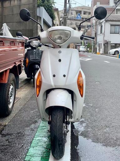 東京大塚発スズキ・レッツ5 現役バイク自賠責付き試乗も可能整備点検済み,乗って帰れます！