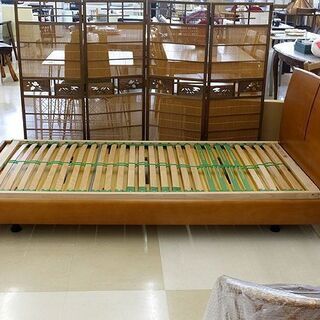 札幌市/清田区  arflex/アルフレックス シングルベッドフレーム POPPY/ポピー 床板(flou)・ウッドスプリング(Sembella)付